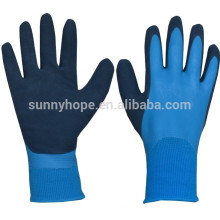 Chemical resistant 13 gauge nylon double dipped nitrile gloves